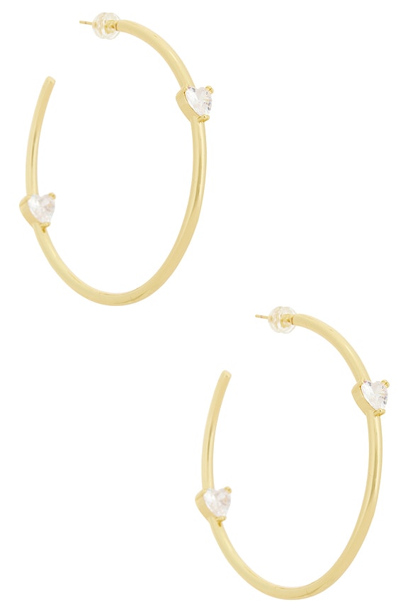 view 1 of 3 PENDIENTES DE ARO DELTA in Unique Color & Gold 001