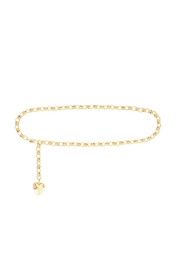 view 1 of 3 COLLIER LASSO ROWAN in Gold Heart 004