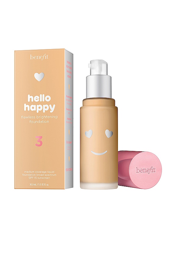 view 1 of 4 Hello Happy Flawless Brightening Liquid Foundation in 03 Light Neutral Warm