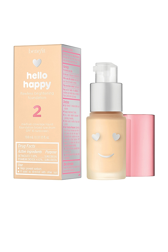 Benefit Cosmetics Mini Hello Happy Flawless Brightening Liquid ...