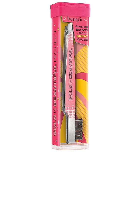 view 2 of 2 Bold is Beautiful Slant Tweezer & Brow Brush in 