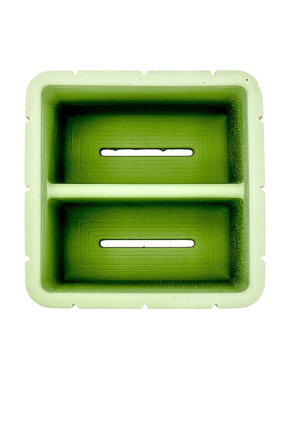 view 2 of 3 ОРГАНАЙЗЕР ДЛЯ РАБОЧЕГО СТОЛА С ПЛИТКОЙ TILE DESK TIDY in Palm Green