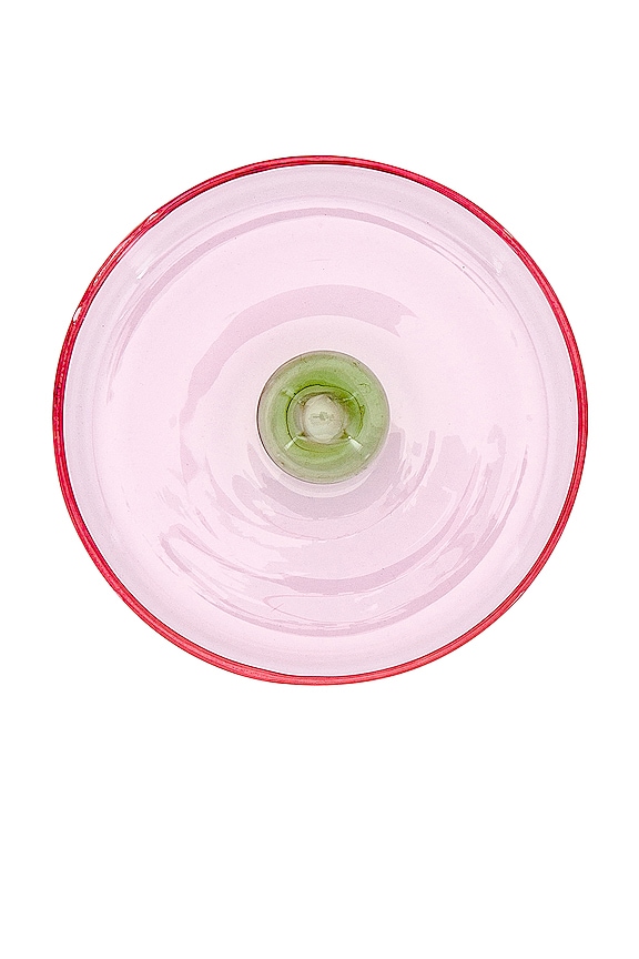 view 2 of 2 Small Bubble Dish in Pink & Green