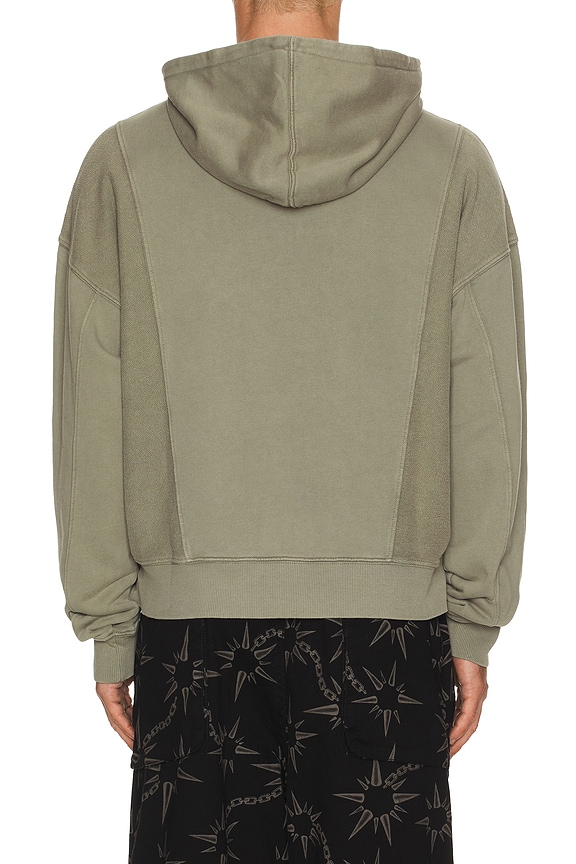 view 2 of 5 Mendoza Cropped Hoodie in Cement