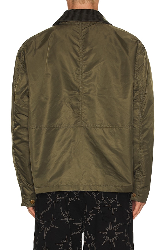 view 2 of 5 Cropped Chore Jacket in Green