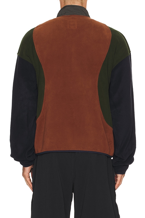 view 2 of 5 Equipment Ripstop Pullover Fleece Jacket in Navy