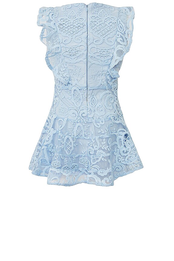 view 2 of 5 Sadie Lace Dress in Sky Blue