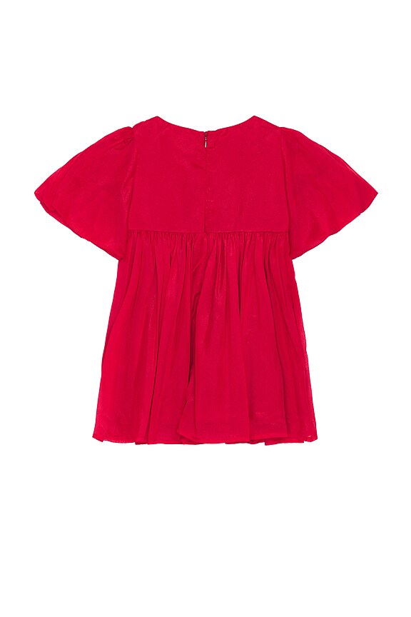 view 2 of 6 Kids Mercer Mini Dress in Deep Red