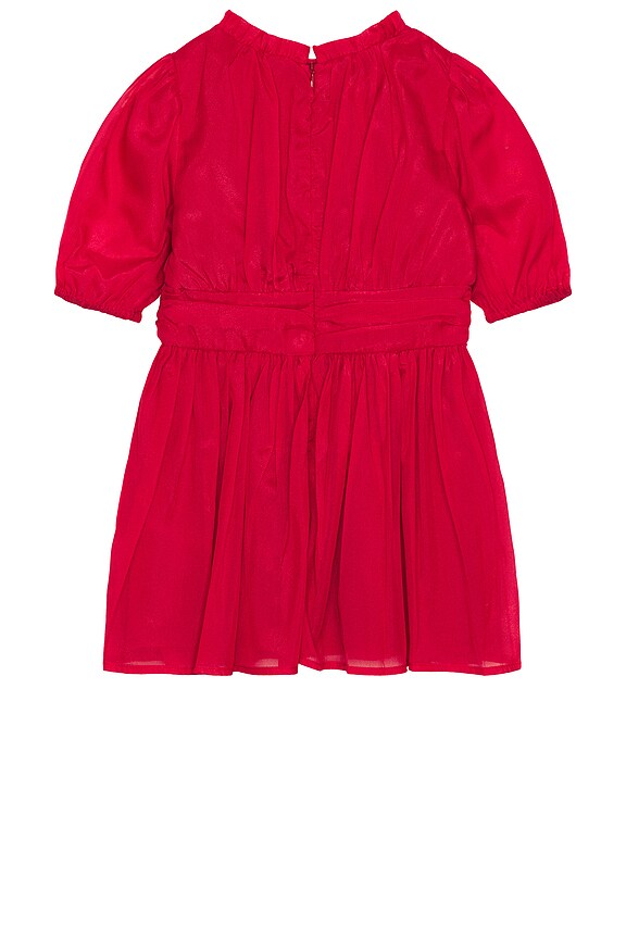 view 2 of 2 Kids Mercer Mini Dress in Deep Red