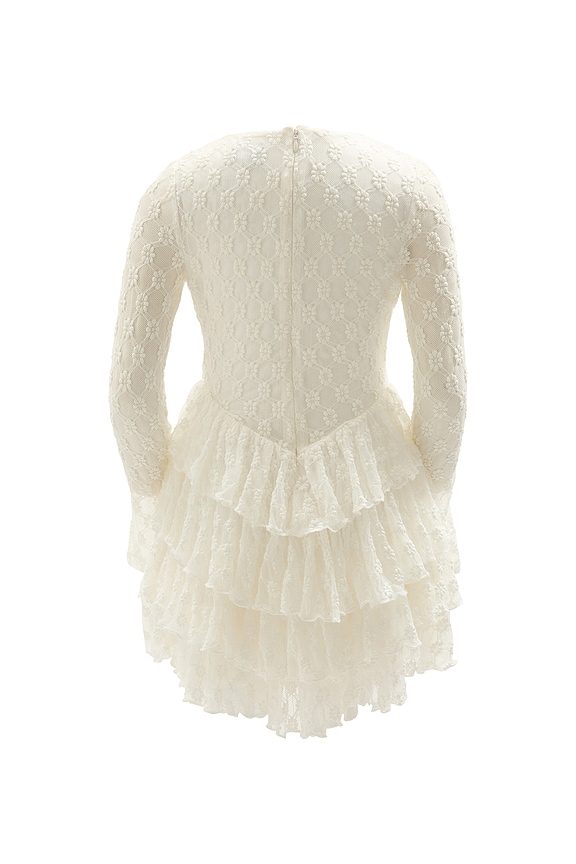 view 2 of 6 Andi Long Sleeve Mini Dress in Orchid White