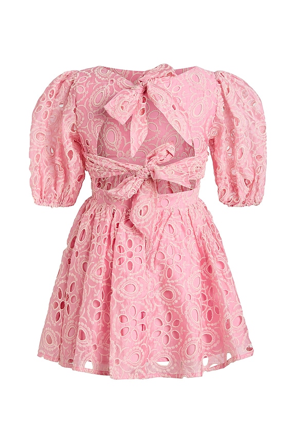 view 2 of 8 MINIVESTIDO MARGO BRODERIE in Bliss Pink