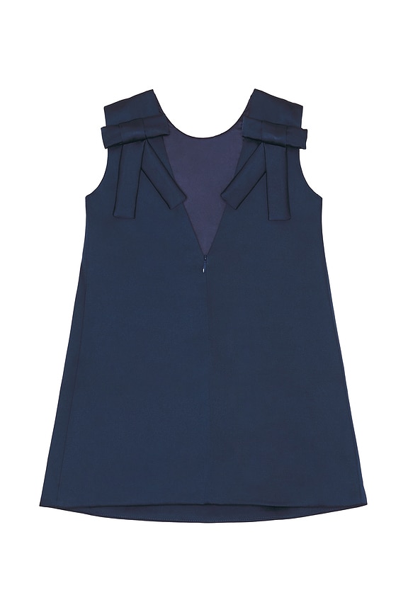 view 2 of 2 Paz Bow Mini Dress in Navy