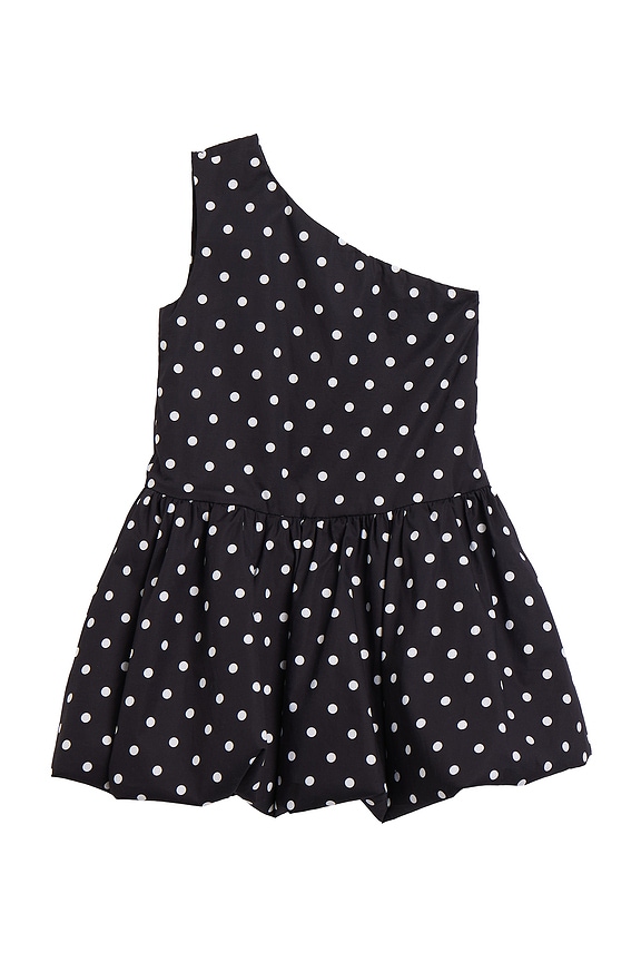 view 1 of 6 VESTIDO DE BURBUJA ALICE in Black & White