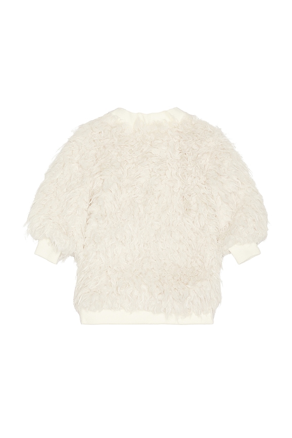 view 2 of 7 Kids Jessie Fluffy Cardigan in Cream