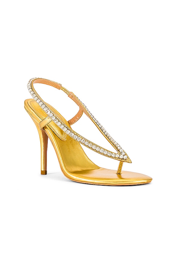 view 2 of 5 Aria Sandal in Gold Metallic