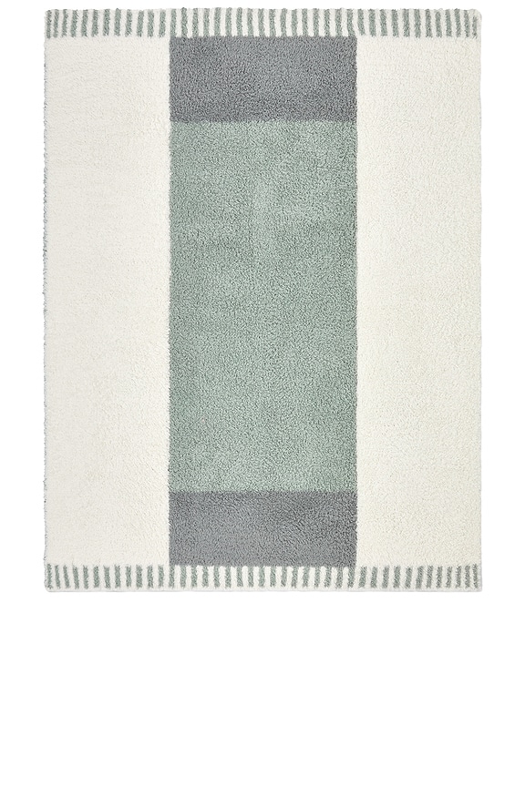 view 2 of 4 Cozychic Cova Center Stripe Stroller Blanket in Beach Glass Multi