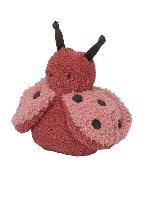 view 1 of 2 Kids Cozychic Love Bug Buddie in Vermillion & Coral