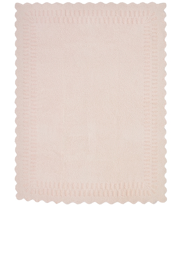 view 2 of 4 Cozychic Cotton Seashell Texture Stroller Blanket in Pink