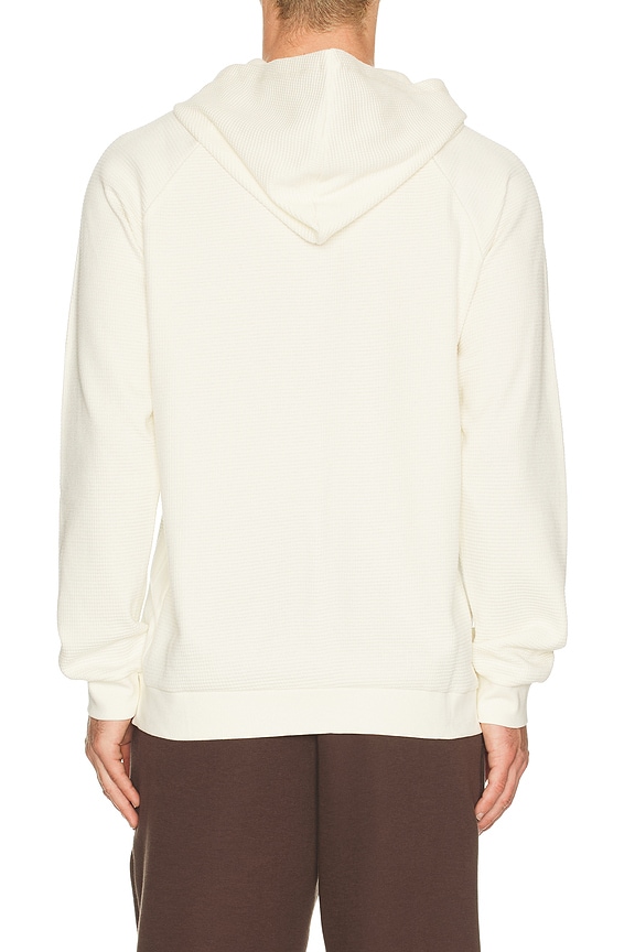 view 2 of 4 Waffle Thermal Hoodie in Cream
