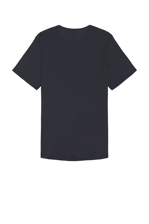 view 2 of 4 Cotton Modal Crew Tee in Indigo