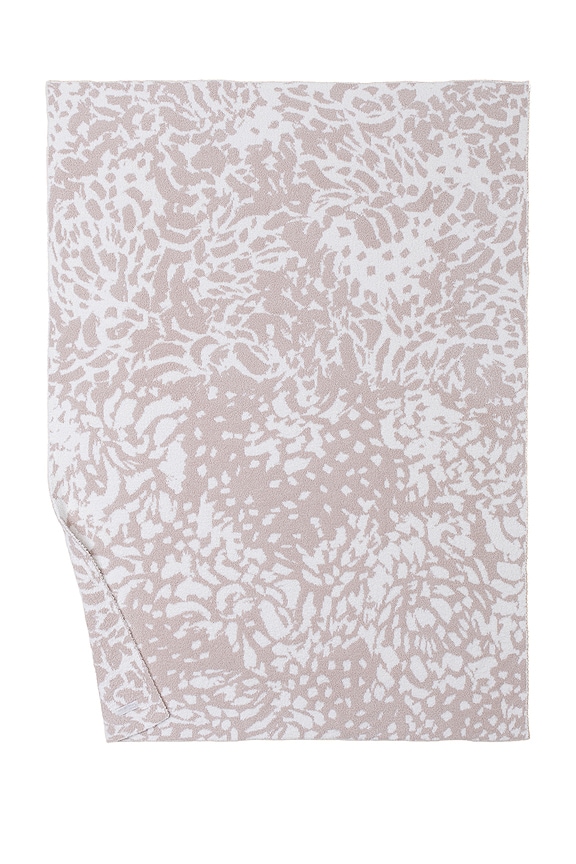 view 2 of 2 Cozychic Bloom Blanket in Cream & Sand Dollar