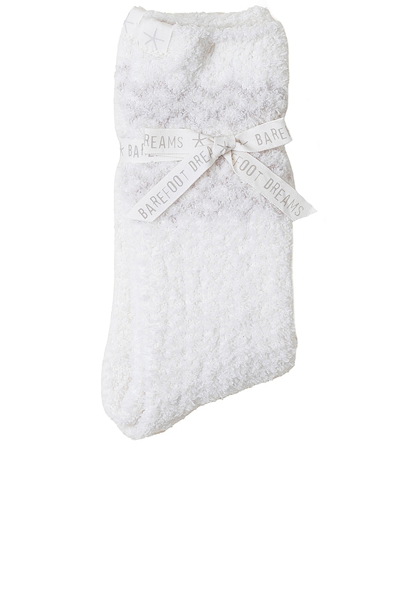 view 2 of 2 CALCETINES COZYCHIC in Cream & Stone