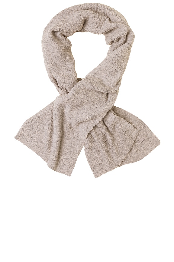 view 2 of 5 FOULARD PLAID COZYCHIC BOUCLE BLANKET SCARF in Pewter