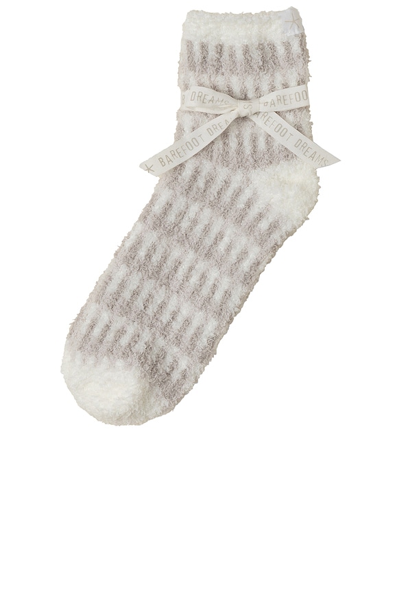 view 2 of 2 COZYCHIC STRIPE GEO TENNIS SOCKS ソックス in Pearl Multi