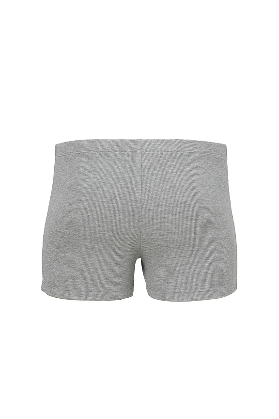 view 2 of 2 SHORT FORME BOXEUR MC ULTRA SOFT RIB BOXER SHORTS in Heathered Gray