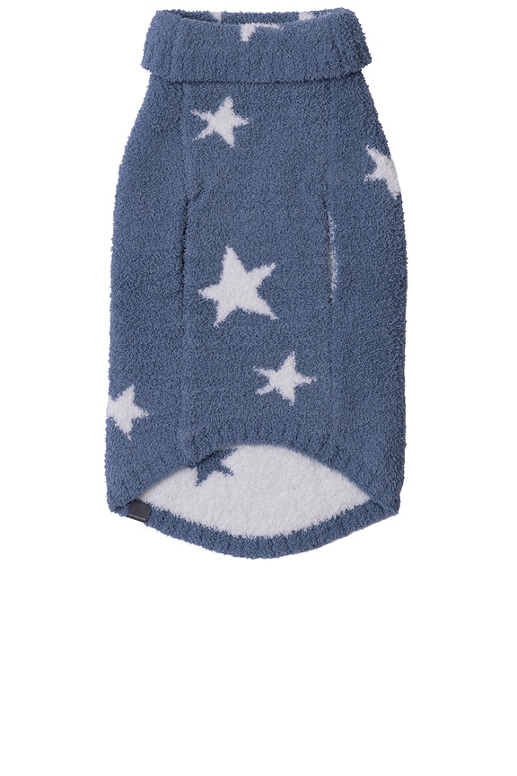 view 2 of 2 CozyChic Starry Night Pet Sweater in Blue Dusk & Pearl