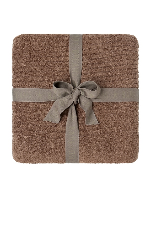 view 2 of 3 CozyChic Lite Ribbed Throw in Chestnut