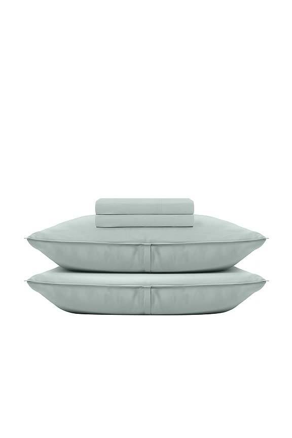 view 2 of 2 JUEGO DE SÁBANAS WASHED BAMBOO SHEET SET in Succulent