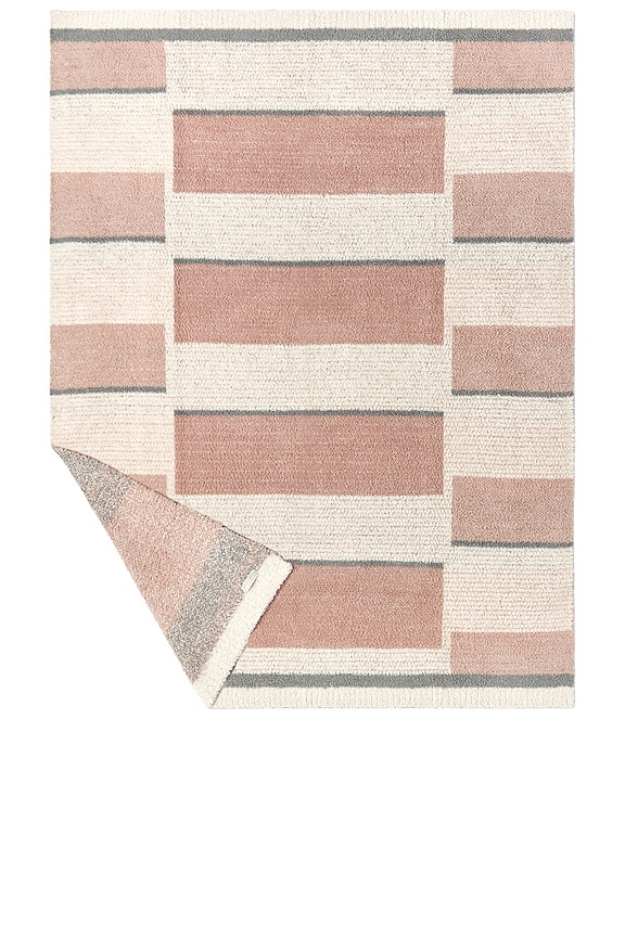 view 2 of 4 Cozychic Cotton Playa Checkered Throw in Cream Multi