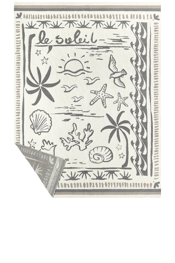 view 1 of 4 Cozychic Le Soleil Throw in Cream Multi