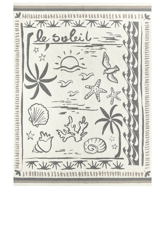 view 2 of 4 Cozychic Le Soleil Throw in Cream Multi