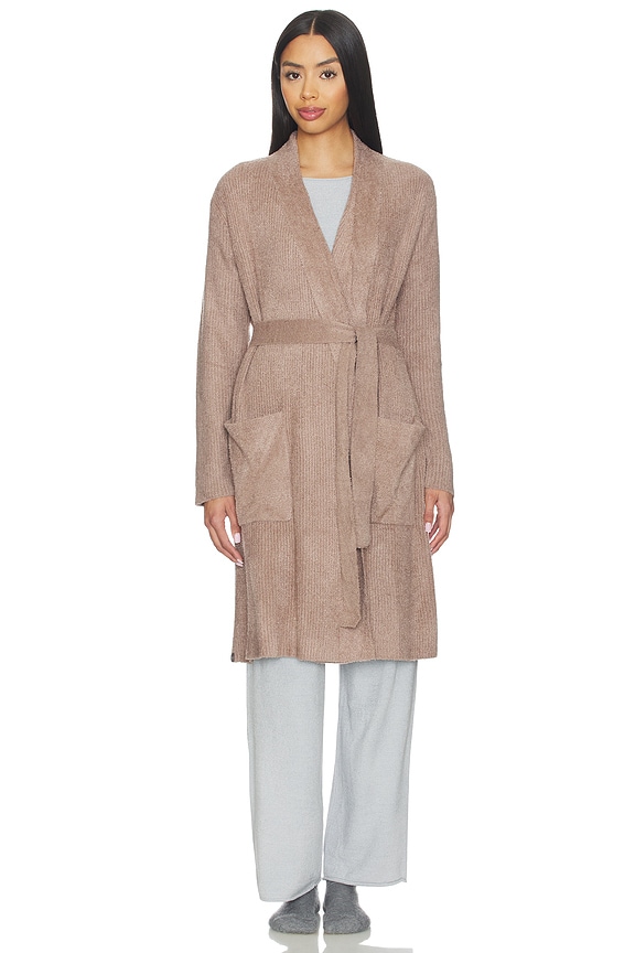view 1 of 4 CozyChic Ribbed Robe in Sable