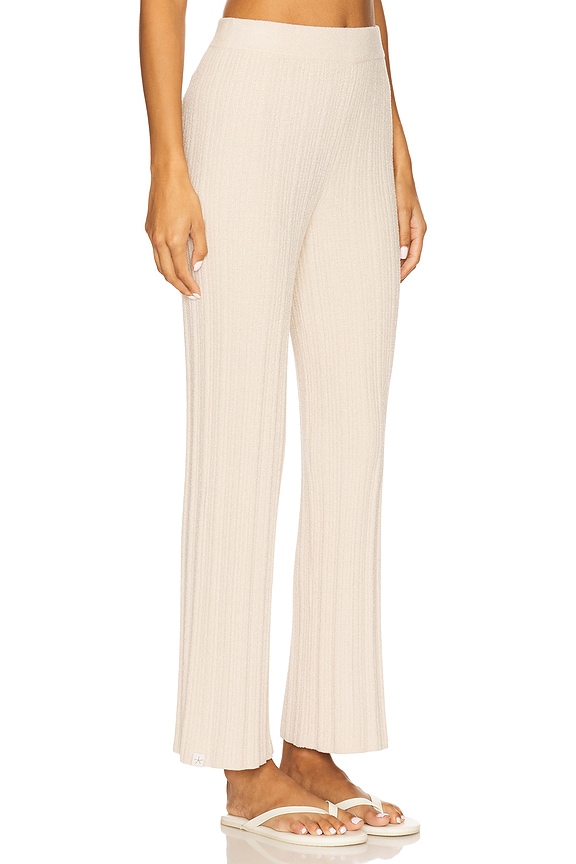 view 2 of 6 CozyChic Ultra Lite Ribbed Ankle Pant in Stone