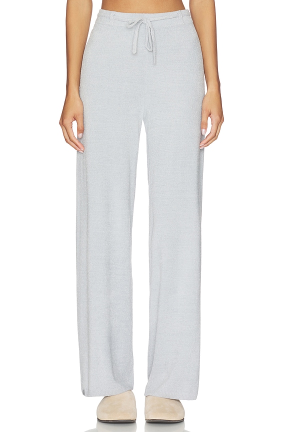 view 1 of 6 CozyChic Ultra Lite Tie Waist Relaxed Pant in Frost