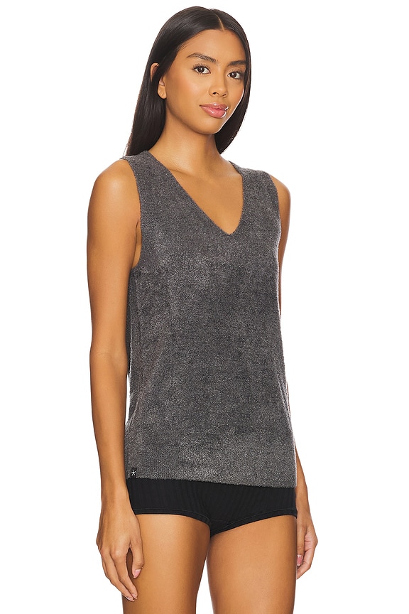 view 2 of 4 CozyChic Light Vest in Carbon