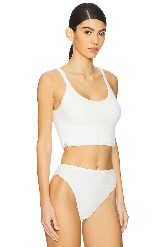 view 2 of 4 CozyChic Luxe Cropped Cami in Pearl