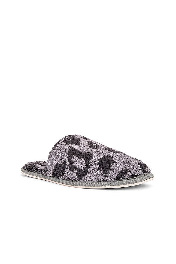 view 2 of 5 CozyChic Barefoot In The Wild Slipper in Graphite & Carbon