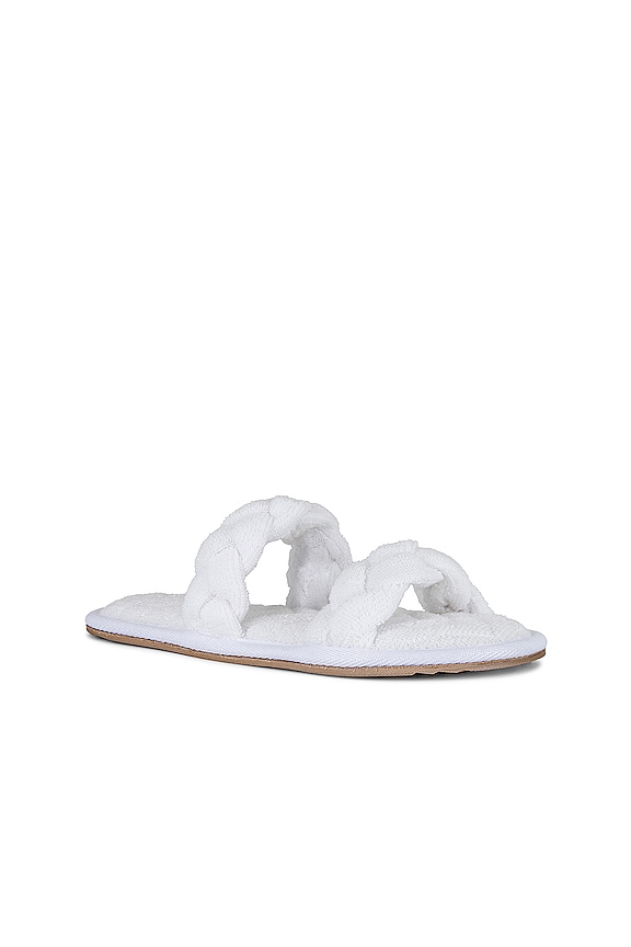 view 2 of 5 Towelterry Braided Slipper in Sea Salt