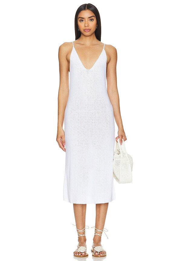 view 2 of 5 Golden Girl Maxi Dress in White