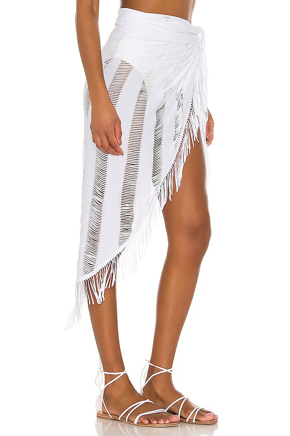 view 2 of 4 Haute Summer Long Pareo in White
