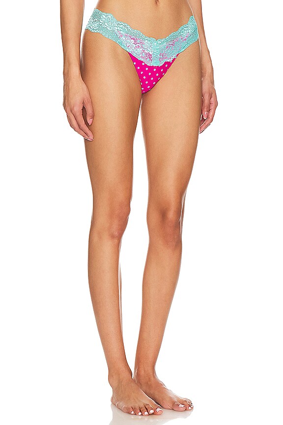 view 2 of 4 НИЗ БИКИНИ LADY LACE TANGO in Pink Polka Dot