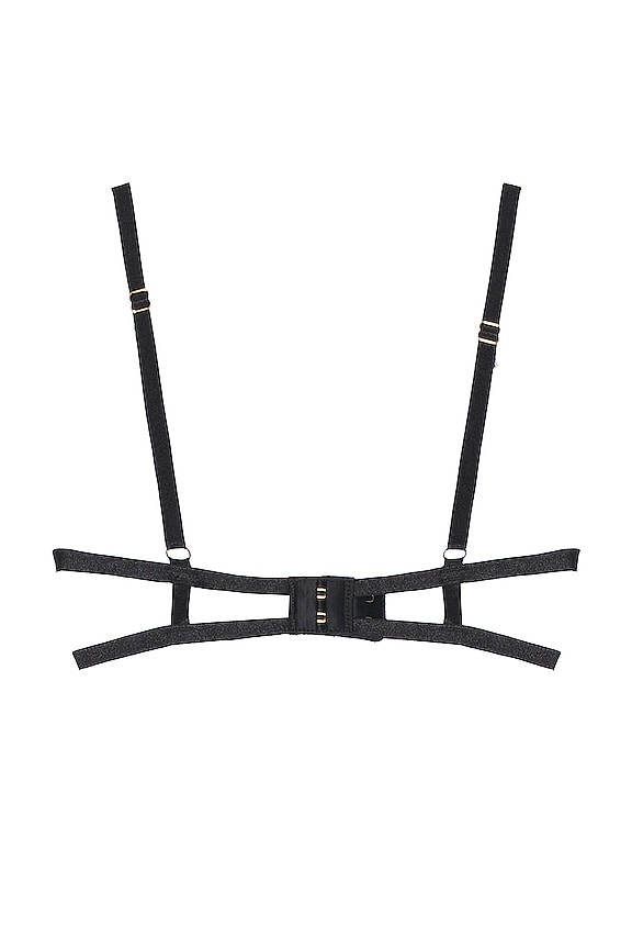 view 2 of 2 Tallulah Open Wired Bra in Black