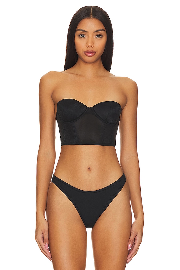 view 2 of 5 CORPIÑO CON CABLE THENA in Black