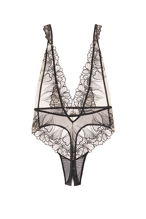 view 2 of 2 BODY AMAROSA in Black & Sheer