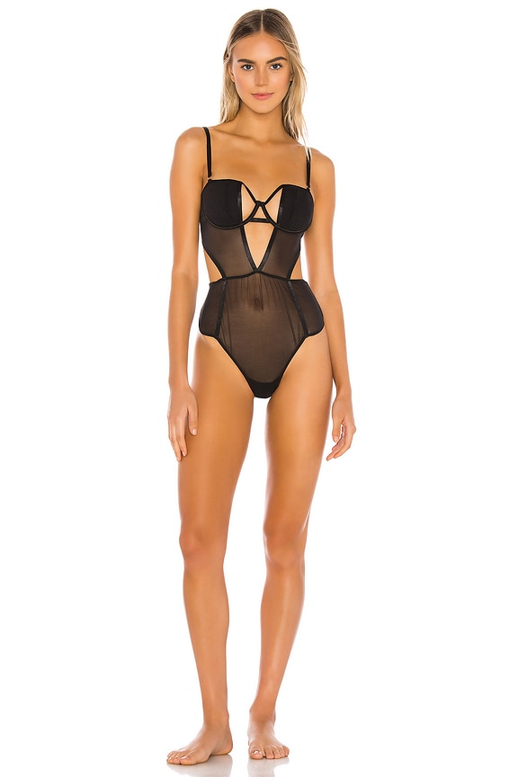 view 1 of 3 Jana Wired Bodysuit in Black