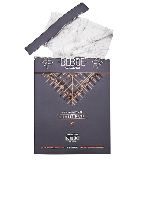 view 2 of 3 High Potency CBD Sheet Mask in 